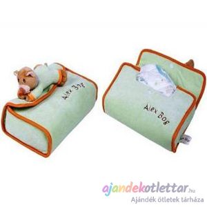 Baby Pelenkatartó táska  Plüss színes 16x22x11cm