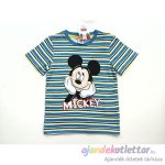 Disney Mickey gyerek póló/kék csikos