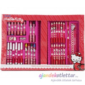Hello Kitty 34 db-os színező készlet
