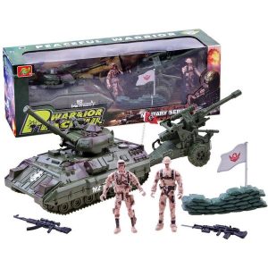 Katonai játékkészlet tankkal