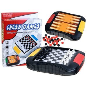 Három társasjáték egy dobozban! - Sakk-Dáma-Backgammon