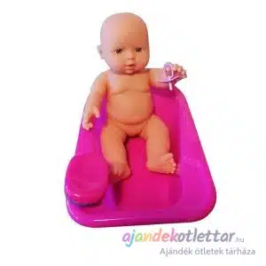 30 cm-es baba káddal, etetőszékkel